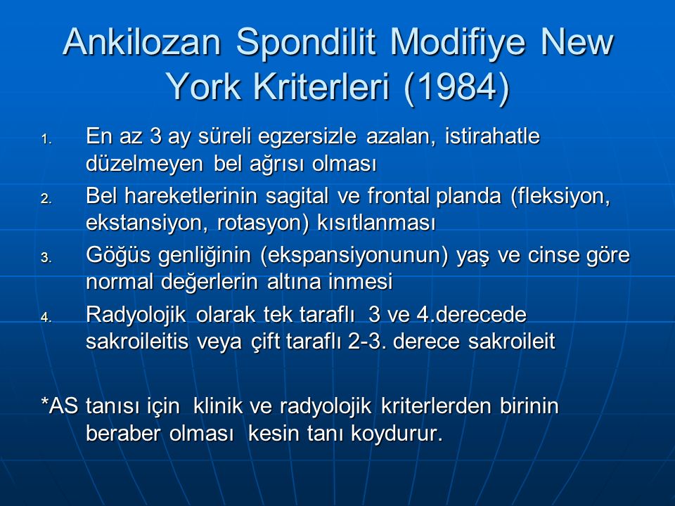 Seronegatif Spondiloartritler Ve Rehabilitasyonu Ppt Indir